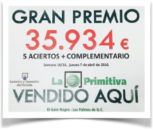 Premio La Primitiva 35.934